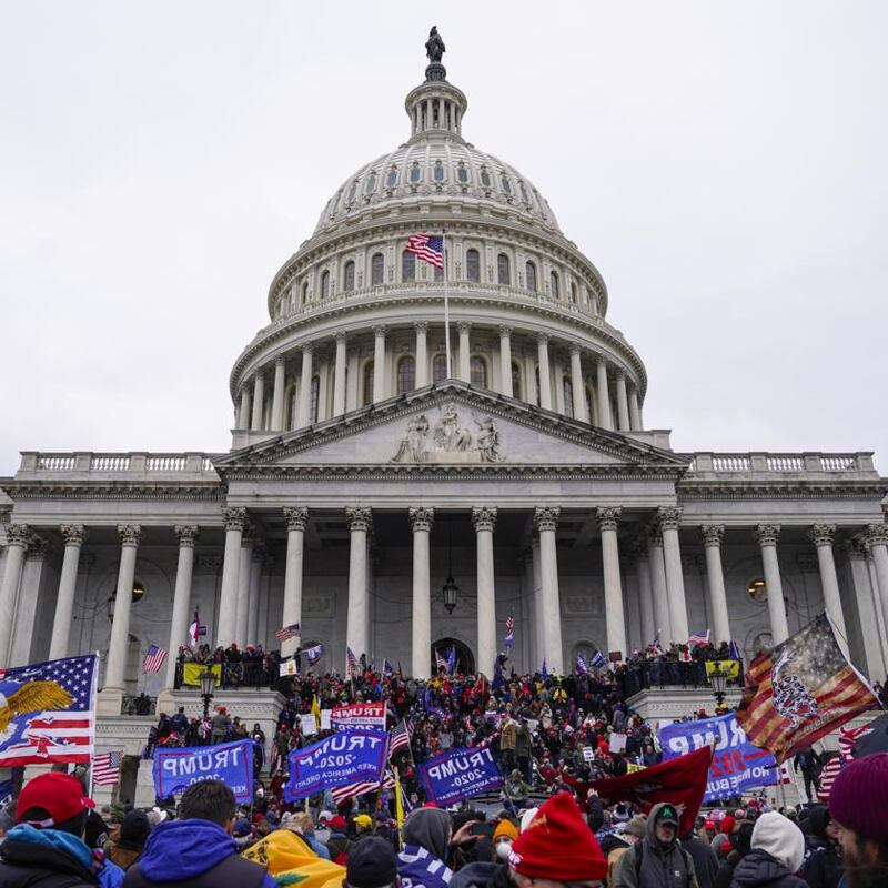 The Capitol on January 6th, 2021