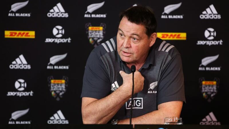 All Blacks coach Steve Hansen has said the Kiwi media’s treatment of Warren Gatland has been ‘disappointing.’ Photograph: Hagen Hopkins/Getty