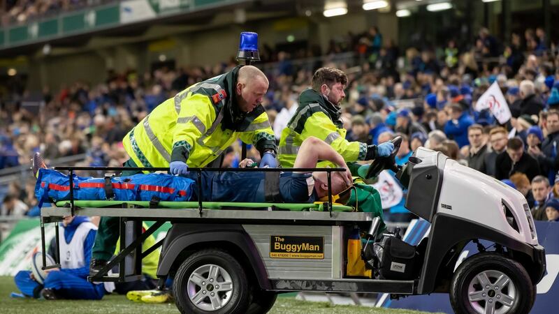 Dan Leavy is running again after the serious knee injury he suffered against Ulster last March. Photograph: Morgan Treacy/Inpho