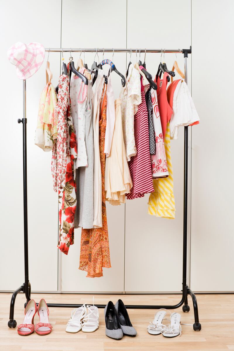 Before anything goes back into the wardrobe, we discuss whether it merits hanging or folding. Photograph: Getty Images