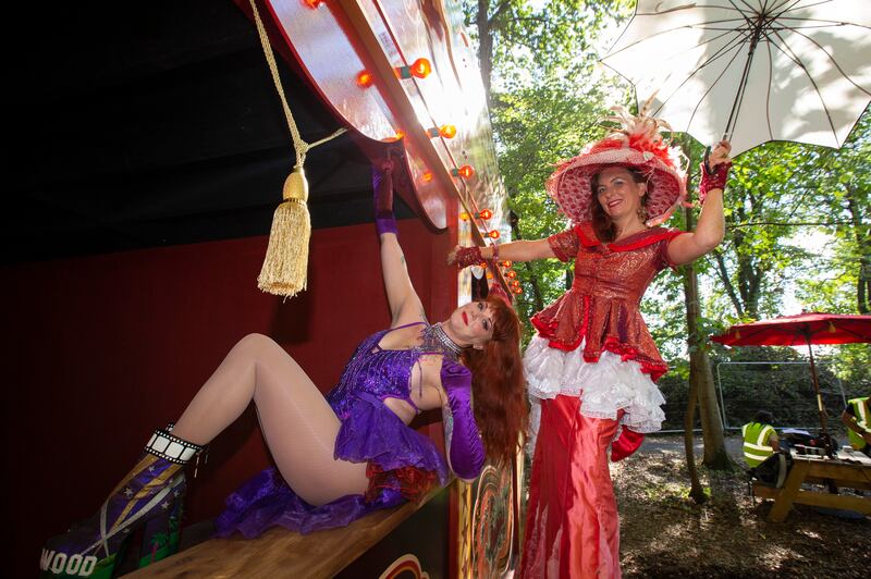 Foxy P-Cox and Lady Longbottom at Fish Town. Photograph: Colin Keegan/Collins