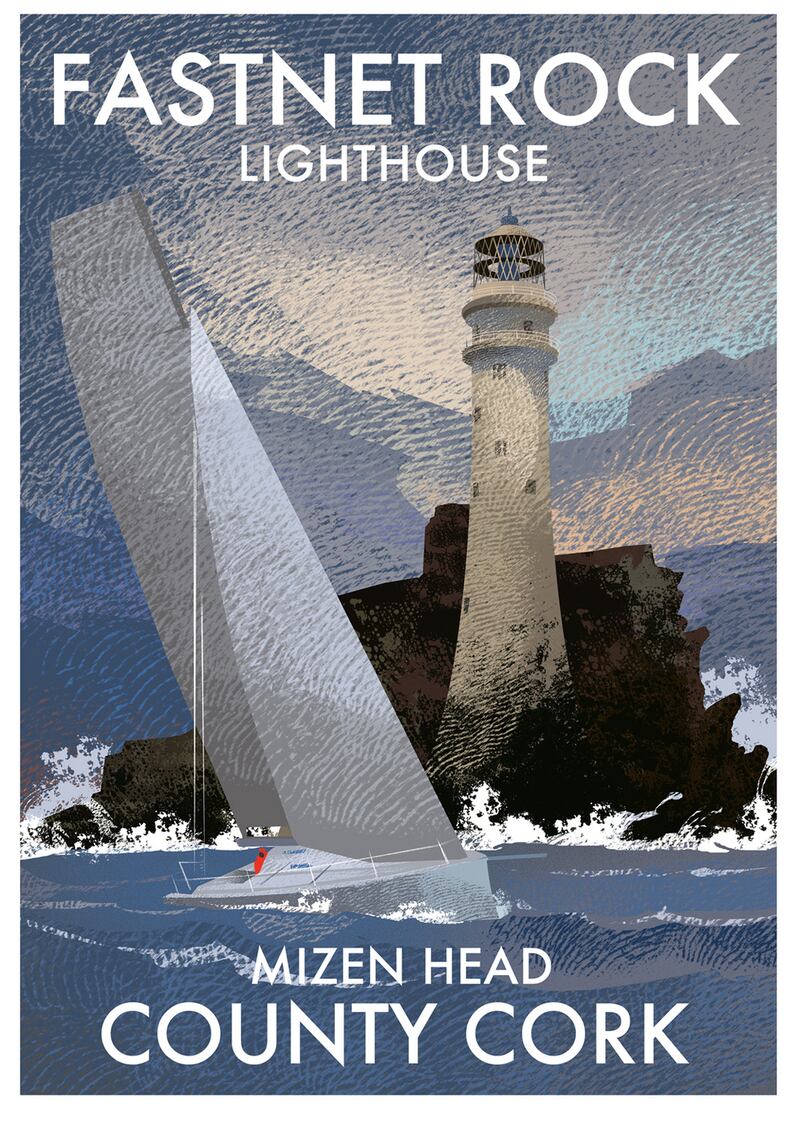 Fastnet Rock from Roger O’Reilly Lighthouses of Ireland series