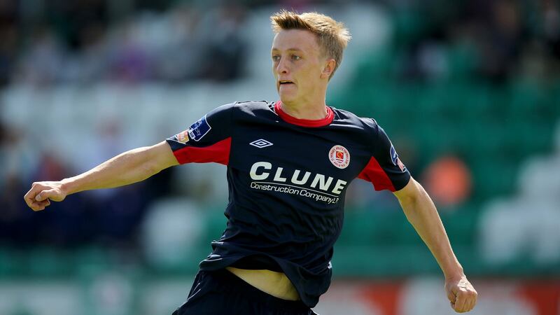 Former St Patrick’s player Chris Forrester has received a senior Irish call-up. Photograph: Donall Farmer/Inpho