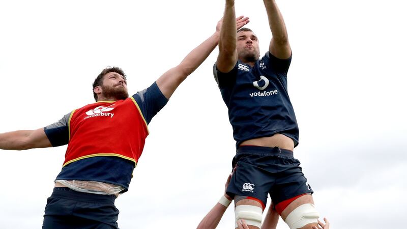 Jean Kleyn and Tadhg Beirne: Munster duo will get the opportunity to play their part in Japan. Photograph: Dan Sheridan/Inpho
