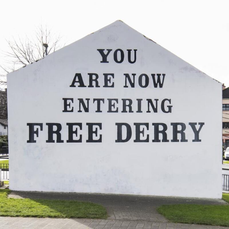 Free Derry Corner: the city is famed for its political murals