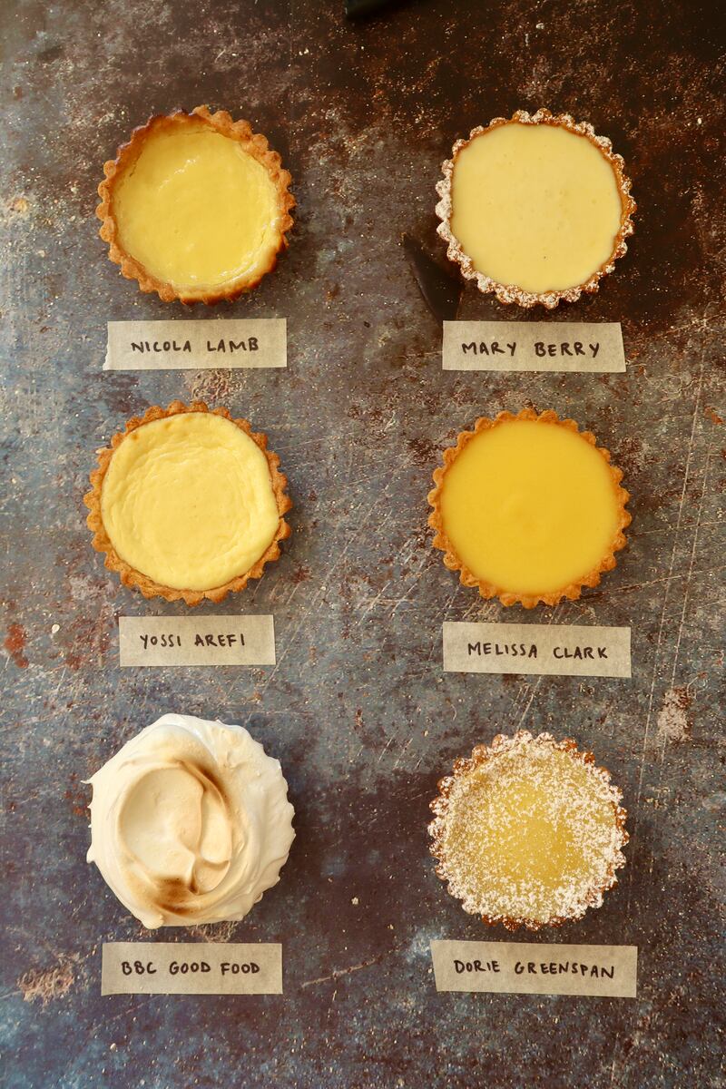 Lemon tarts baked by Beth O'Brien