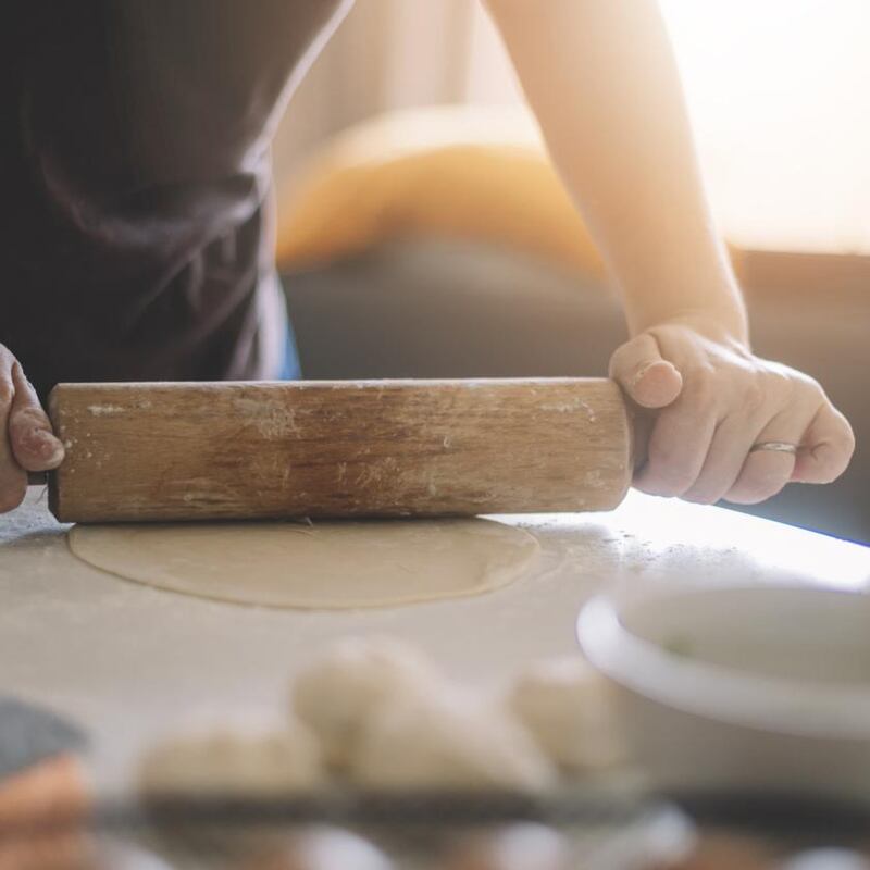 Pasta machine? I raise you a rolling pin. Photograph: iStock