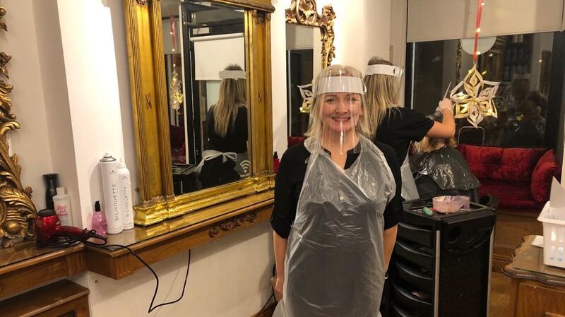 Tish Curry, owner of Salon Rouge in Inchicore.