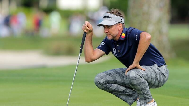 Ian Poulter shares second place with Shane Lowry heading into the final round at Hilton Head. Photograph: Tyler Lecka/Getty