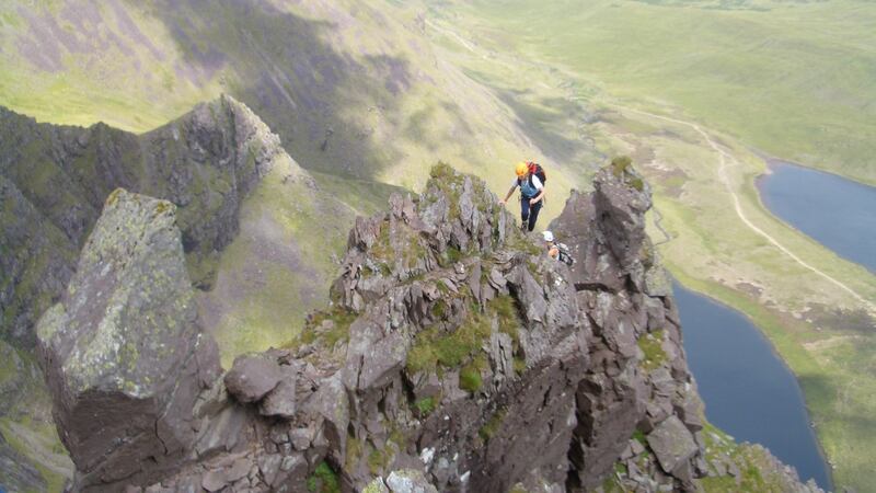To ascend the Howling Ridge safely you need know-how and this is provided by Kerry Climbing.