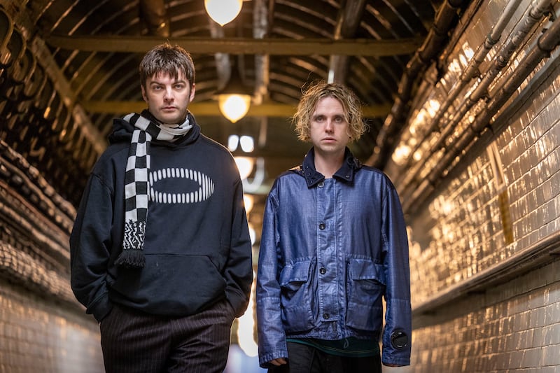 Fontaines DC's Grian Chatten and Conor Deegan.
Photogroahg: Tom Honan