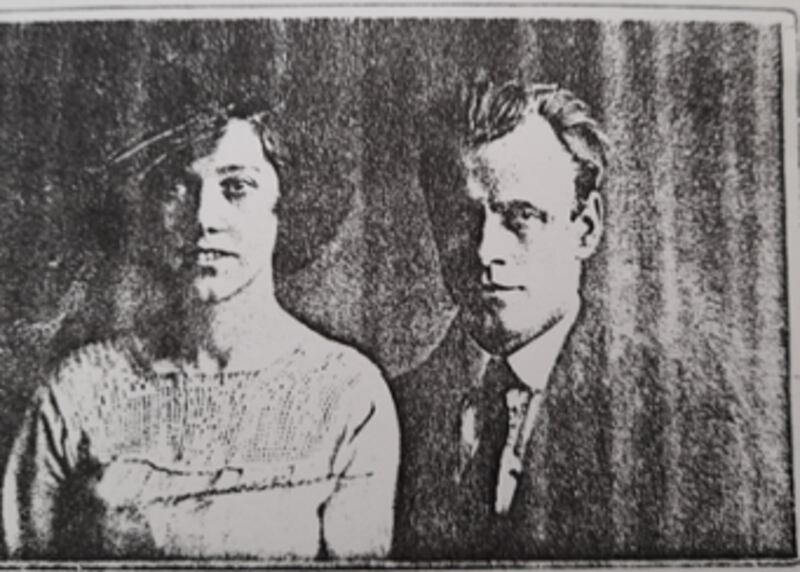 Pidge Duggan and her husband Joe Robinson, 1923 Kilmainham Gaol
