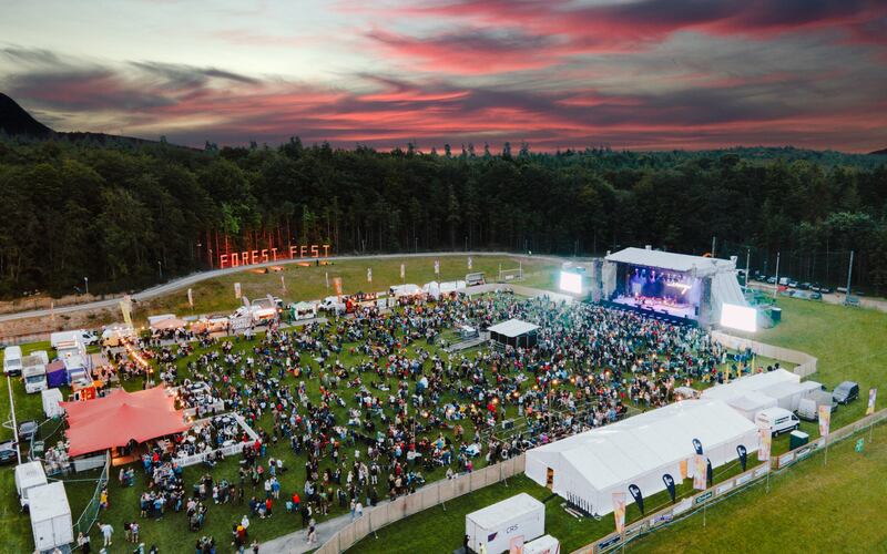 Forest Fest: Dexys on stage at the Co Laois music festival in 2024. Photograph: Fionn Mulvey