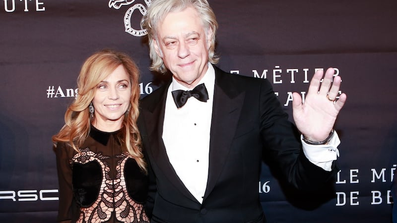 Bob Geldof and Jeanne Marine at the Angel Ball  on November 21st, 2016 in New York city. Photograph: Gonzalo Marroquin/ Patrick McMullan via Getty Images