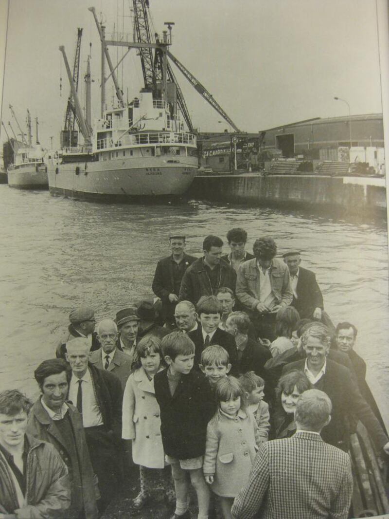 Children on the Liffey Ferry. Photograph: Donated by Robbie Cox