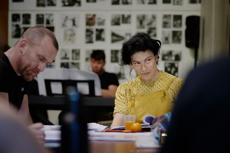 Rory Nolan and Camille O'Sullivan during PIAF rehearsals. Photograph: Ros Kavanagh