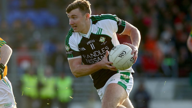 Kerry footballer James O’Donoghue in action for his club Killarney Legion. File photograph: Inpho