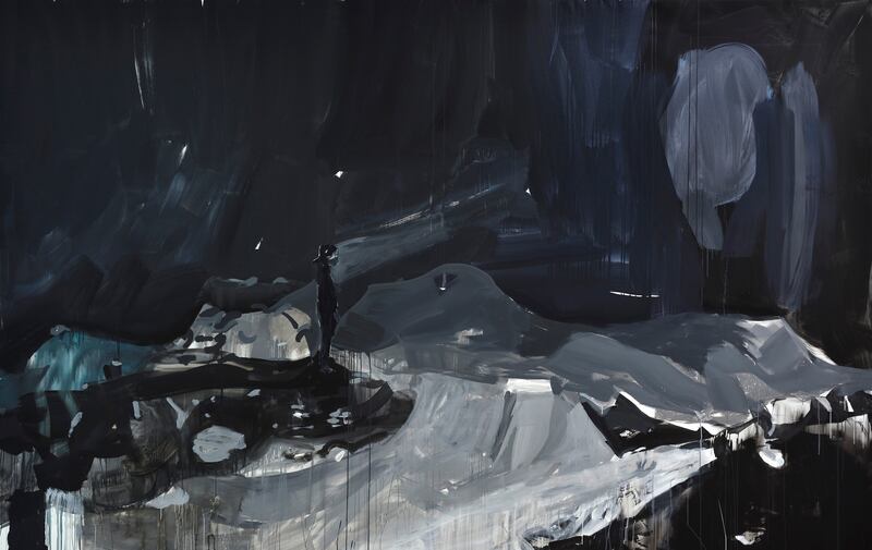 The Clock Winds Down: Child Living from the Waste Food on the City
Dump (São Paulo 2003), by Brian Maguire. Photograph courtesy of the artist and the Kerlin Gallery