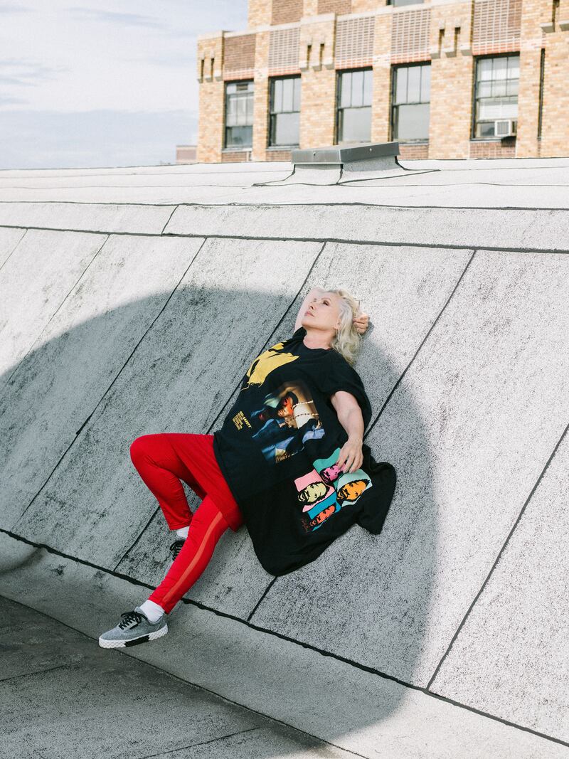 Debbie Harry: ‘The only thing I regret is I can’t wear heels anymore.’ Photograph: Celeste Sloman/New York Times