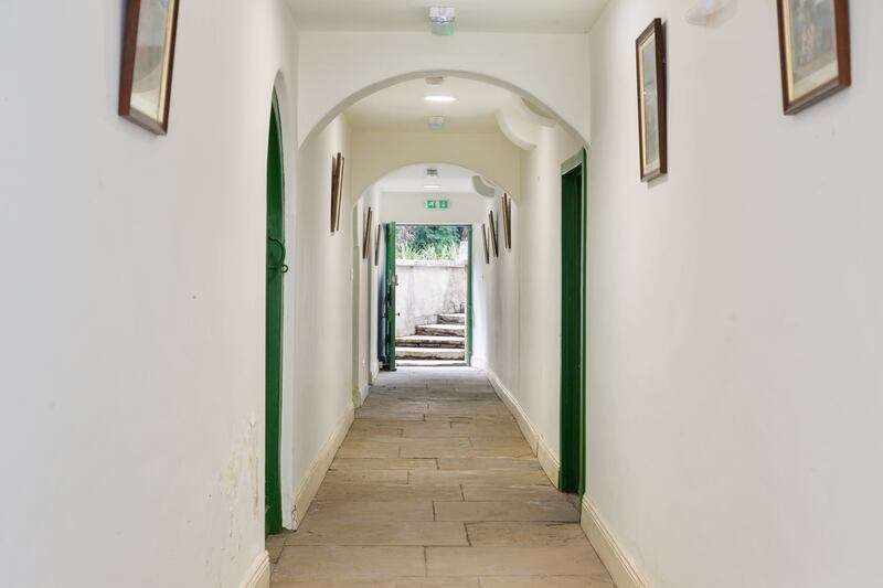 Downstairs has barrelled ceilings and old flagstones