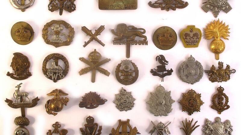 Eggs for Badges: The collection of military badges during the first World War assembled by a Welsh teenage girl (€150–€200)