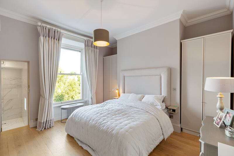 One of the four bedrooms