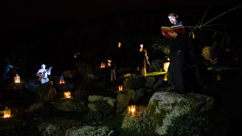 Halloween Ghostly Night Performance at the Lafcadio Hearn Japanese Gardens in Tramore, Co. Waterford runs on October 28th and 29th. Photograph: Donal O’Flynn