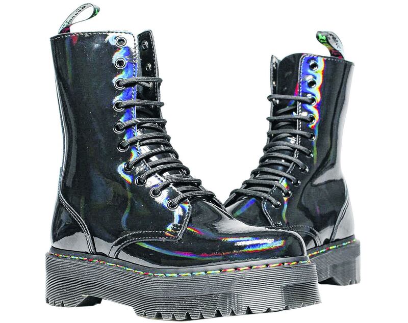 Black Jadon X 10-eye boots by Dr Martens, €200 from schuh.ie