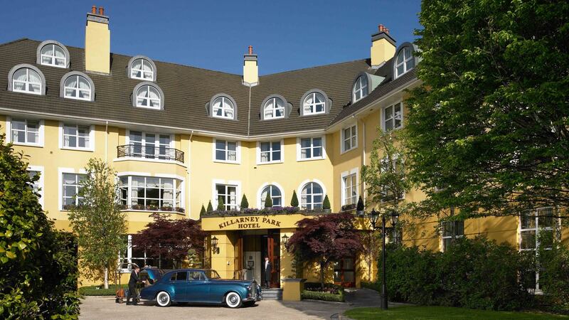 The Killarney Park Hotel in the town centre of Killarney in the Irish county of Kerry.