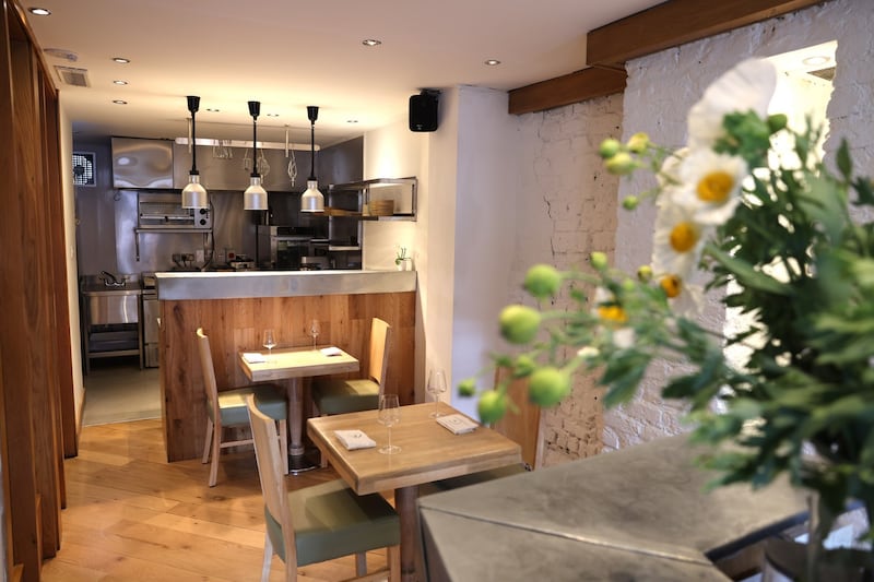 ‘I don’t like using the term fine dining, I want it to be somewhere that people in the neighbourhood will come in for dinner and not feel that it’s really formal.’ Photograph: Dara Mac Dónaill/The Irish Times
