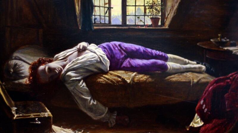 Mythologising: from Henry Wallis’s painting of Thomas Chatterton’s death. Photograph: UIG via Getty
