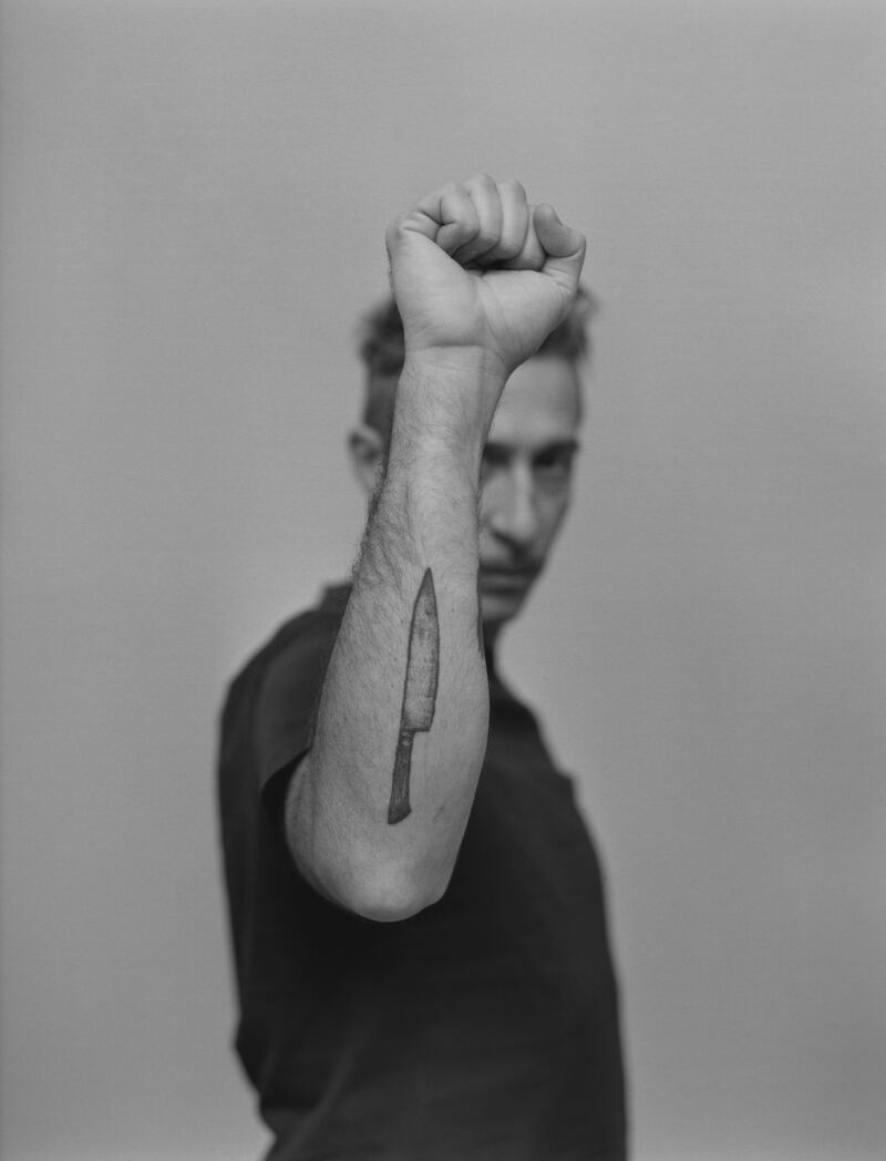 Portrait of Frederic Tavernini by Noé Soulier. Photograph: Alexandre Guirkinger