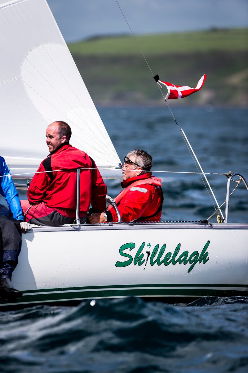 Irish Sailing President and former paralympian John Twomey (right) competing in the Irish Cruiser Racing Association national championships in 2015. Photograph: David Branigan/Oceansport