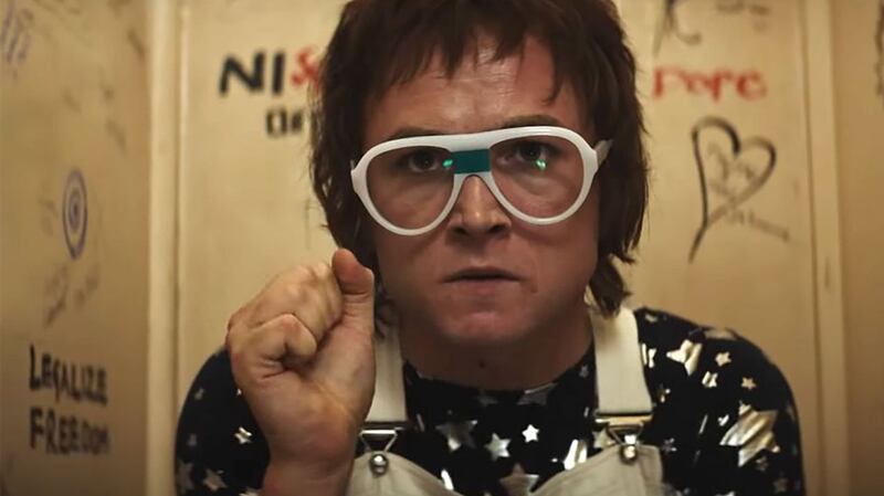 Croc of ages: Taron Egerton as Elton John in ‘Rocketman’