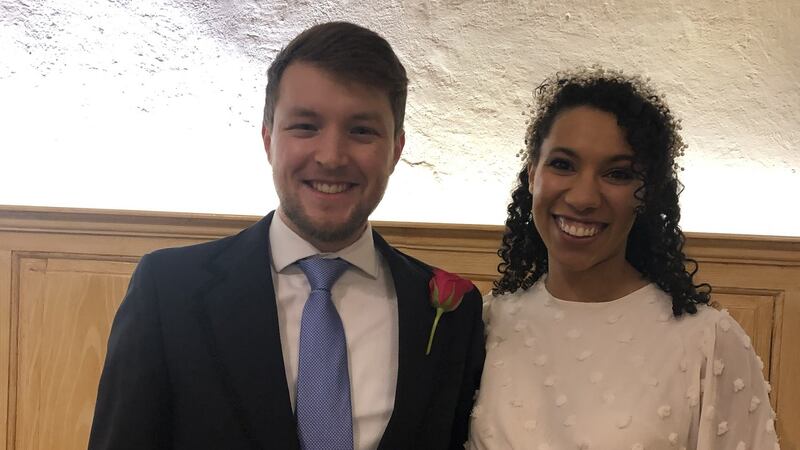 Brian Alcorn and Abbie Yambasu.