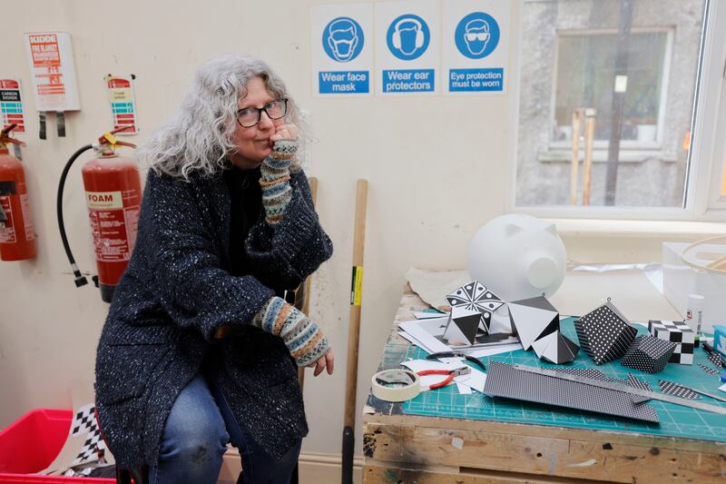 Audrey or Sorrow: Eimer Murphy, the Abbey's prop master. Photograph: Alan Betson

