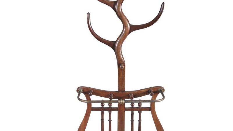 Detail of 19th-century hat stand (Lot 421, €2,000-€3,000)