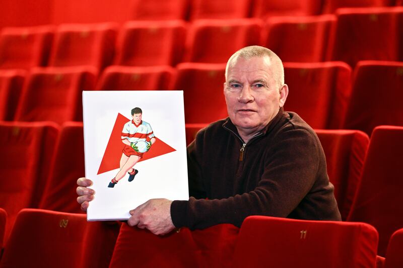  Former Derry footballer Tony Scullion attends the launch of TG4's award-winning Laochra Gael series at the Light House Cinema in Dublin as the Gaelic sport biography series returns for another season. Photograph: Piaras Ó Mídheach/Sportsfile 