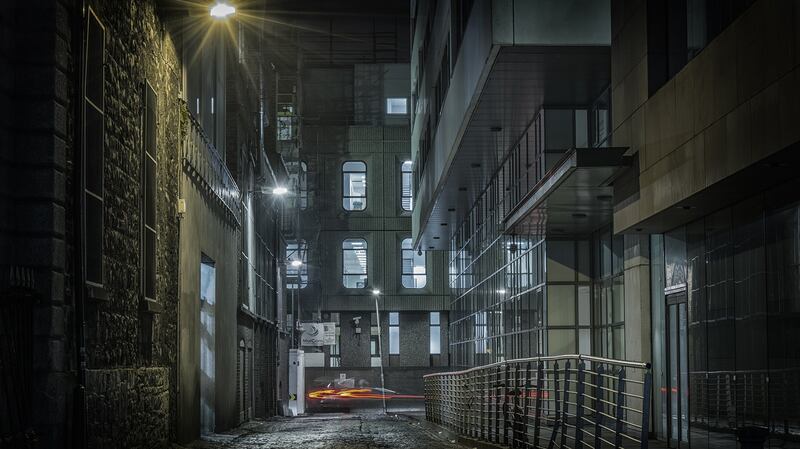 Glover’s Alley, off St Stephen’s Green. Photograph: Andrew Sheridan