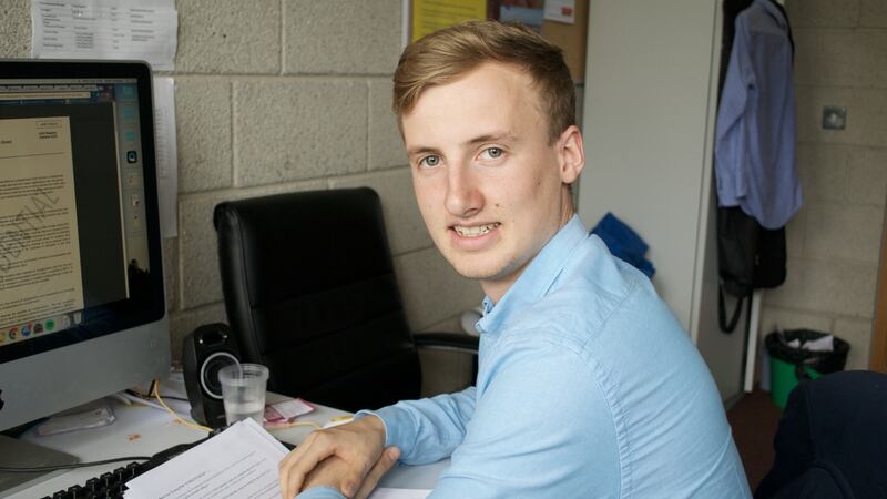 Robert Sweeney, UCD student union education officer. Photograph: Jack Power
