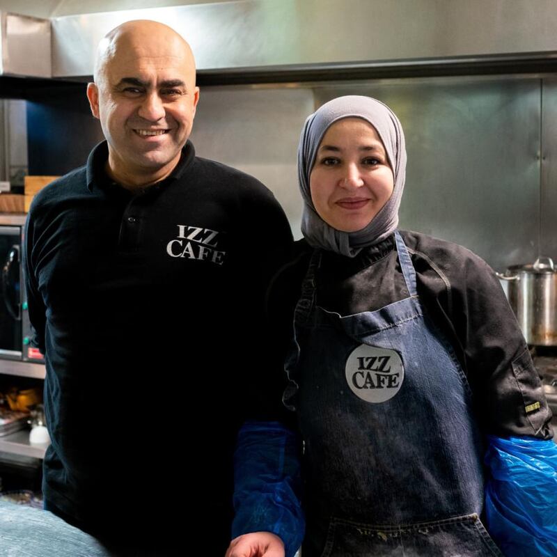 Izzedeen Alkarajeh and Eman Abu Rabi