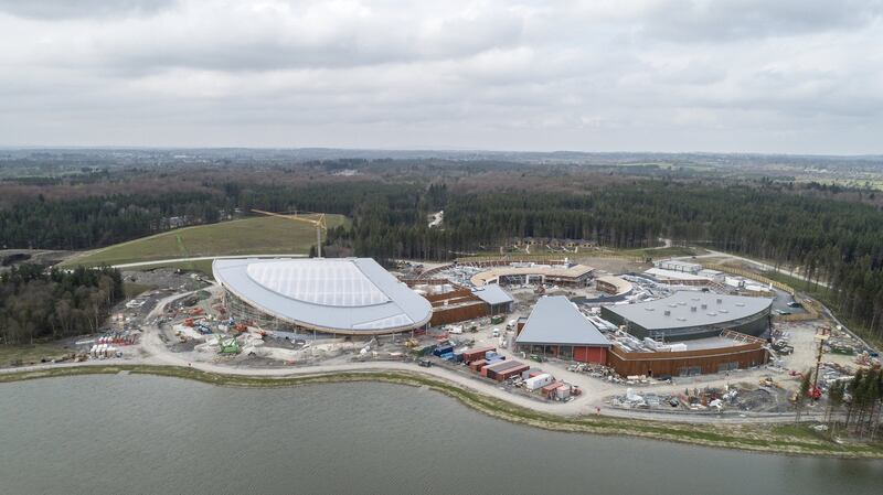 Aerial view of the Center Parcs site in Co Longford.