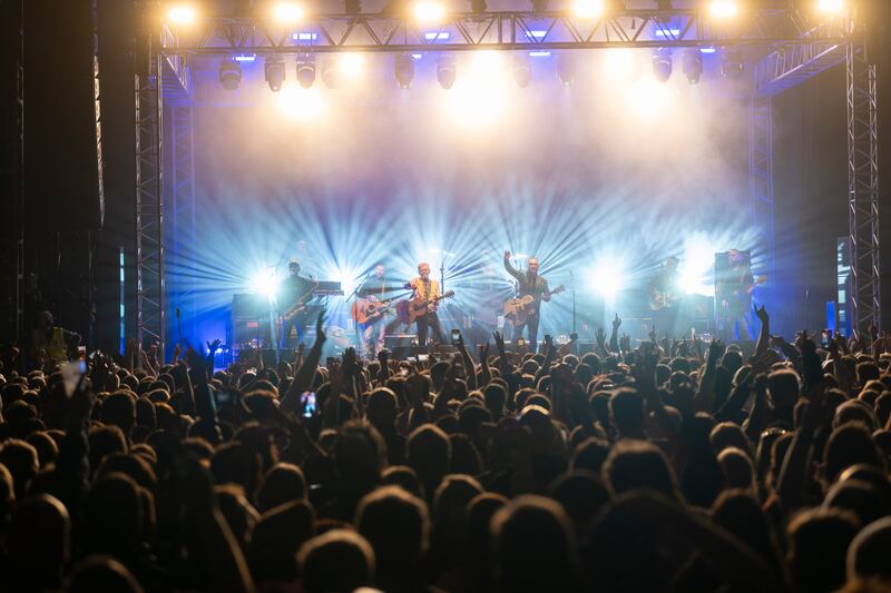 The Saw Doctors in the Big Top. Photograph: Andrew Downes/Xposure