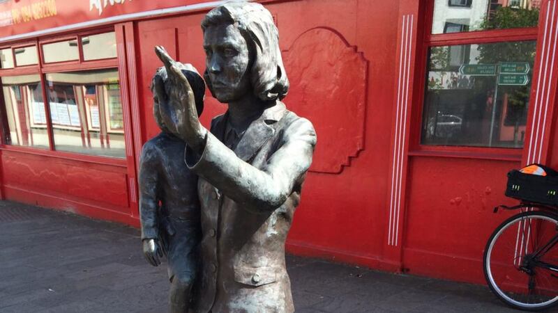 Swinford’s emigrant memorial sculpture