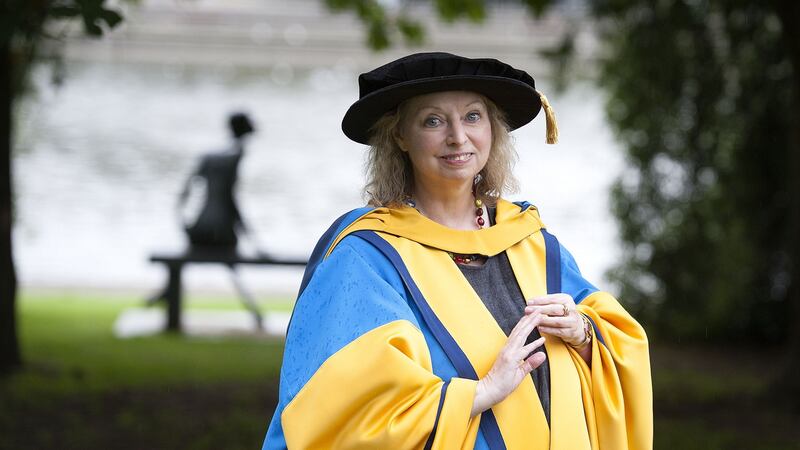 Historical novelist Hilary Mantel was awarded an Honorary Degree of Doctor of Literature by UCD in 2016. File photograph: Dave Meehan