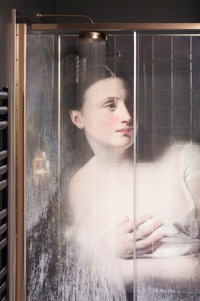 Tiled shower on Palmerston Road. Photograph: Ruth Maria
