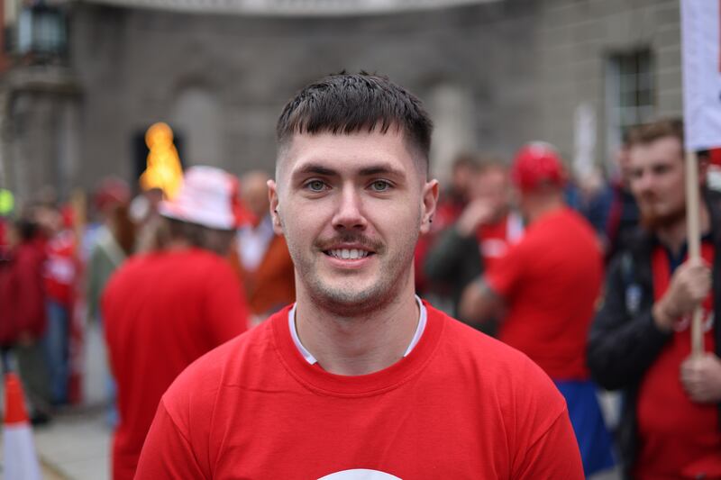 Dáithí Ó Céilleachair.
Grianghraf: Dara Mac Dónaill / The Irish Times











