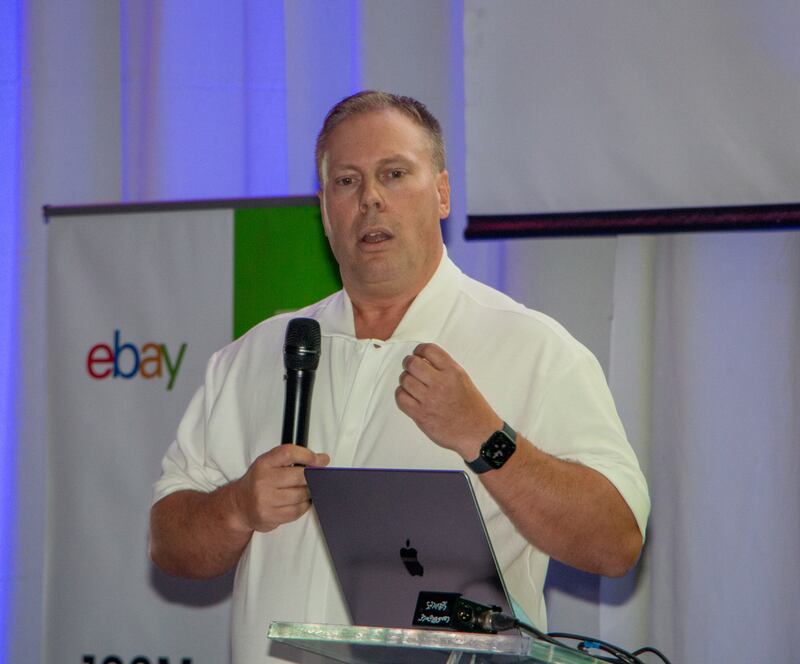 Colin McCallion, seen here at eBay's Export Summit in Dublin, says the platform has developed a 'very clear and supportive' new seller onboarding process that includes seller clinics and resources
