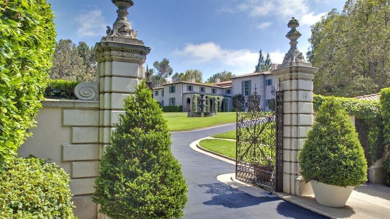 The 12,000-square-foot, 1936 Tuscan-style home was designed by architect Robert D. Farquhar. Photograph: Mercer Vine