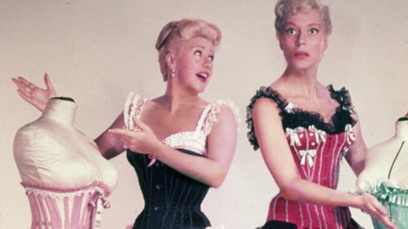 Carol Channing (right) with Ginger Rogers in First Traveling Saleslady, 1956. Photograph: Rex/Shutterstock